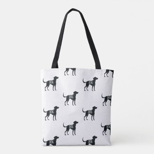 Honden zijn de beste tote bag (Achterkant)