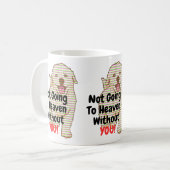 Honden zijn de beste vriend van de mens koffiemok (Voorkant links)