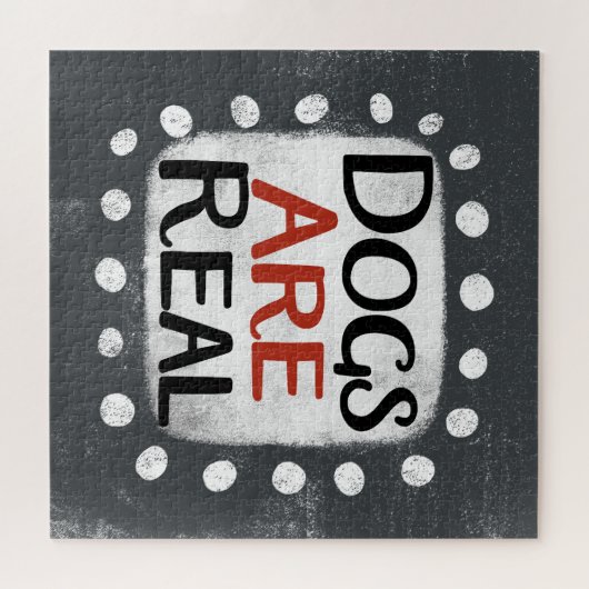 Honden zijn echte puzzel legpuzzel (Horizontaal)