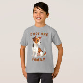 Honden zijn familie t-shirt (Voorkant volledig)