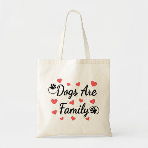 Honden zijn familietype voor Hondenliefhebbers Tote Bag