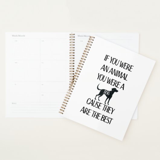 Honden zijn het beste - Planner (Display)