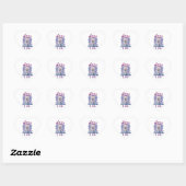 Honden zijn het hele leven hart sticker (Vel)