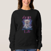 Honden zijn het hele leven trui (Voorkant)