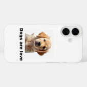 Honden zijn liefde! Case-Mate iPhone case (Achterkant (horizontaal))