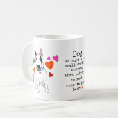 Honden zijn liefde koffiemok (Voorkant links)