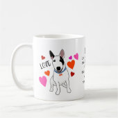 Honden zijn liefde koffiemok (Links)