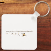 Honden zijn liefde verpakt in vier sleutelhangers (Achterkant)