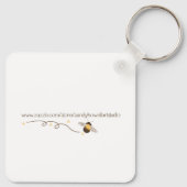 Honden zijn liefde verpakt in vier sleutelhangers (Achterkant)