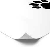 Honden zijn liefdespokken en hartfoto's poster (Hoek)
