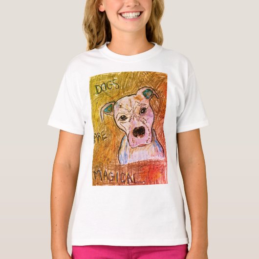 Honden Zijn Magisch 2 T-shirt (Voorkant)