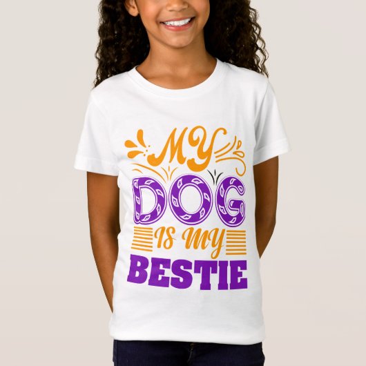 Honden zijn mijn beste vrienden grappige cadeauide t-shirt (Voorkant)