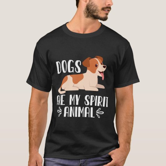 honden zijn mijn dieren t-shirt (Voorkant)