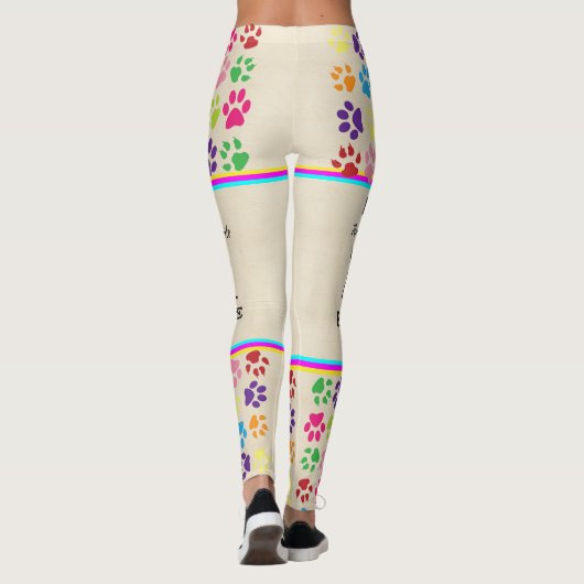Honden zijn mijn favoriete Leggings (Achterkant)