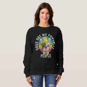 Honden zijn mijn favoriete mensen 3 trui (Voorkant volledig)