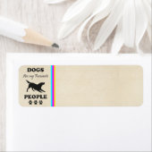 Honden zijn mijn favoriete mensen die hun adreslab etiket (Insitu)