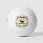 Honden zijn mijn favoriete mensen Golfbal Golfballen (Voorkant)