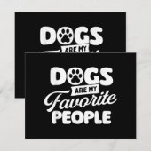 Honden zijn mijn favoriete mensen - hondeneigenaar (Voorkant / Achterkant)