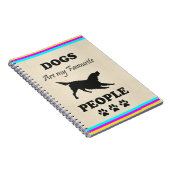 Honden zijn mijn favoriete Notitieboek (Rechterzijde)