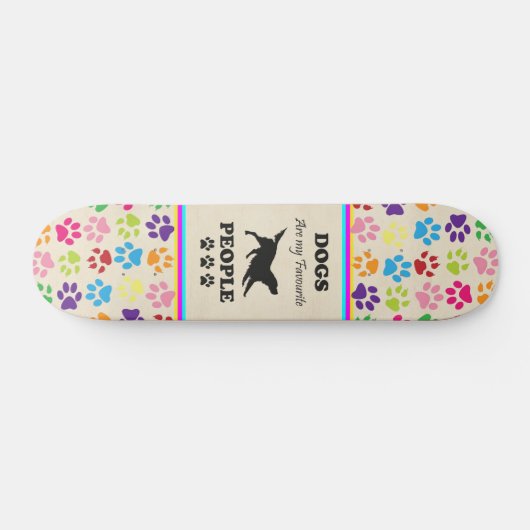 Honden zijn mijn favoriete skateboard voor mensen (Horizontaal)