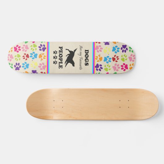 Honden zijn mijn favoriete skateboard voor mensen (Horizontaal)