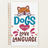 Honden zijn mijn liefdestaal planner (Voorkant)