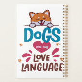 Honden zijn mijn liefdestaal planner (Achterkant)