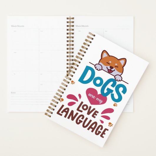 Honden zijn mijn liefdestaal planner (Display)