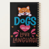 Honden zijn mijn liefdestaal planner (Achterkant)