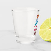 Honden zijn mijn liefdestaal shot glas (Links)