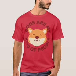 Honden zijn mijn soort mensen t-shirt