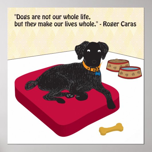 Honden zijn niet ons hele leven poster (Voorkant)