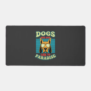 Honden zijn onze link naar het paradijs Retro Vect Bureaumat