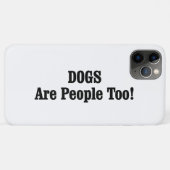 HONDEN zijn ook mensen! Case-Mate iPhone Case (Achterkant (horizontaal))