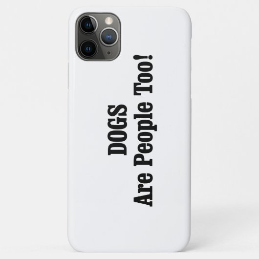 HONDEN zijn ook mensen! Case-Mate iPhone Case (Achterkant)