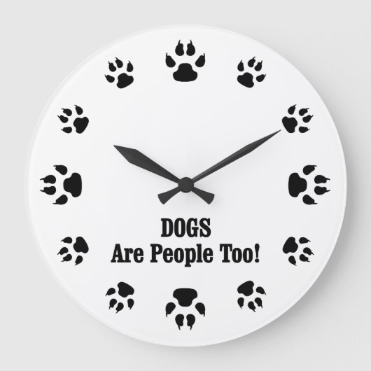 HONDEN zijn ook mensen! Grote Klok (Voorkant)