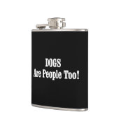 HONDEN zijn ook mensen! Heupfles (Links)