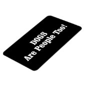 HONDEN zijn ook mensen! Magneet (Linkerzijde)