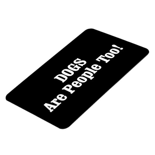 HONDEN zijn ook mensen! Magneet (Linkerzijde)