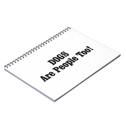 HONDEN zijn ook mensen! Notitieboek (Linkerzijde)