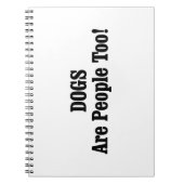 HONDEN zijn ook mensen! Notitieboek (Voorkant)