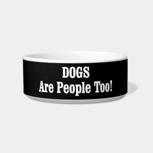 HONDEN zijn ook mensen! Voerbakje