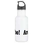 HONDEN zijn ook mensen! Waterfles (Achterkant)