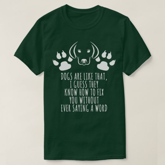 Honden zijn zo t-shirt (Design voorkant)