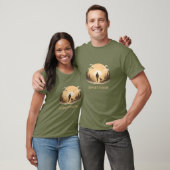 Honden Zonsondergang Jager T-shirt (Unisex)