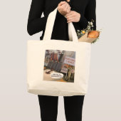 Honden zullen mensen grappig vinden grote tote bag (Voorkant (product))