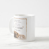 Honden Zwangerschapsaankondiging Koffiemok (Voorkant links)