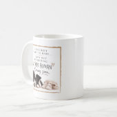 Honden Zwangerschapsaankondiging Koffiemok (Voorkant links)
