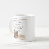 Honden Zwangerschapsaankondiging Koffiemok (Voorkant links)