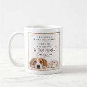 Honden Zwangerschapsaankondiging Koffiemok (Links)